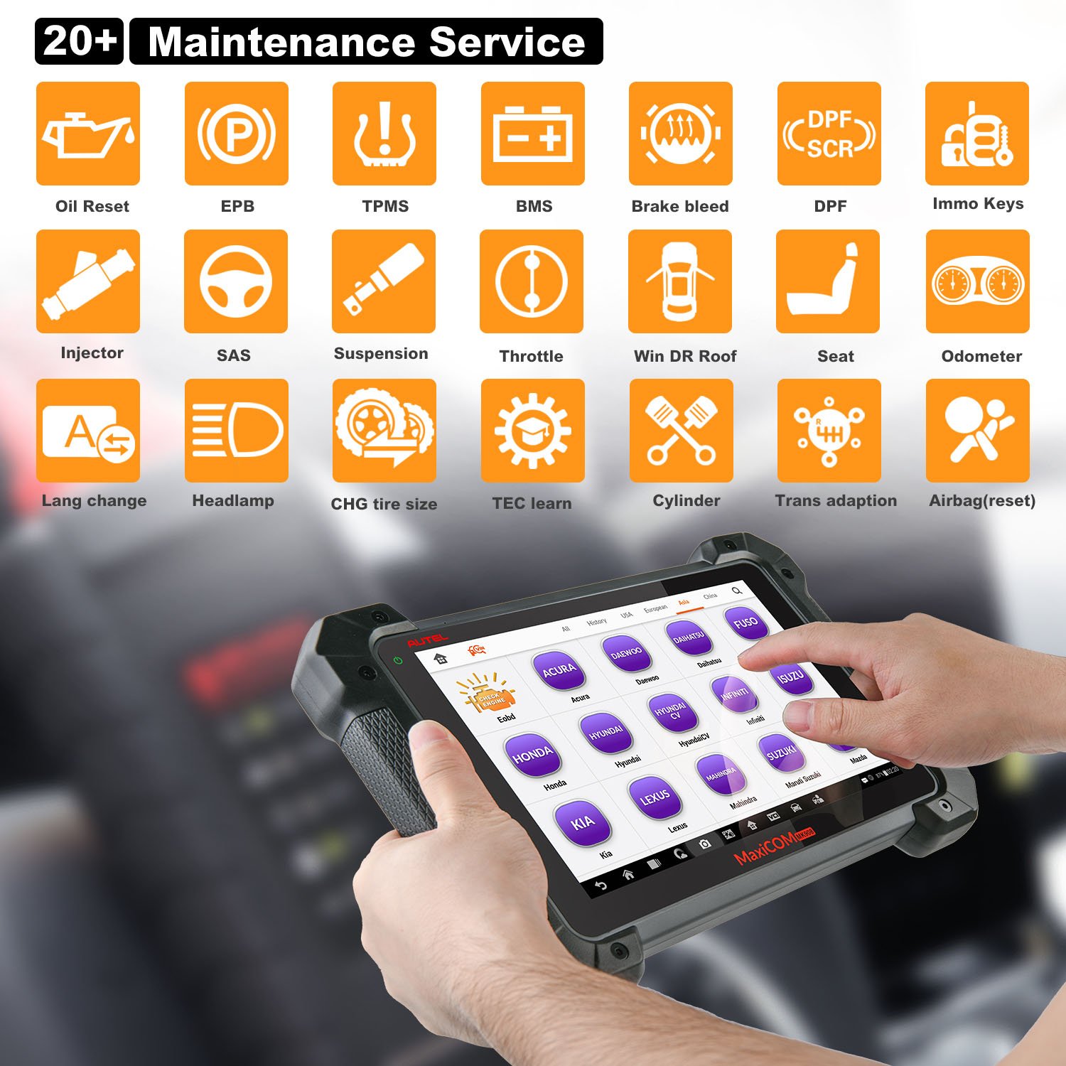 Autel MaxiCOM MK908 maintenance service