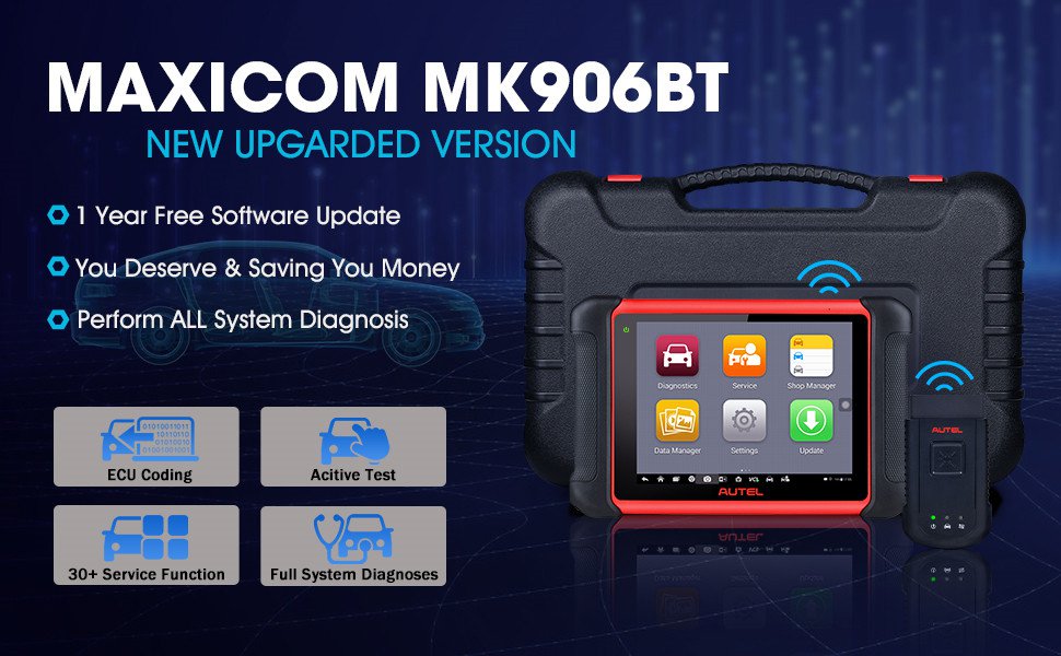 Autel MaxiCOM MK906BT new upgraded version