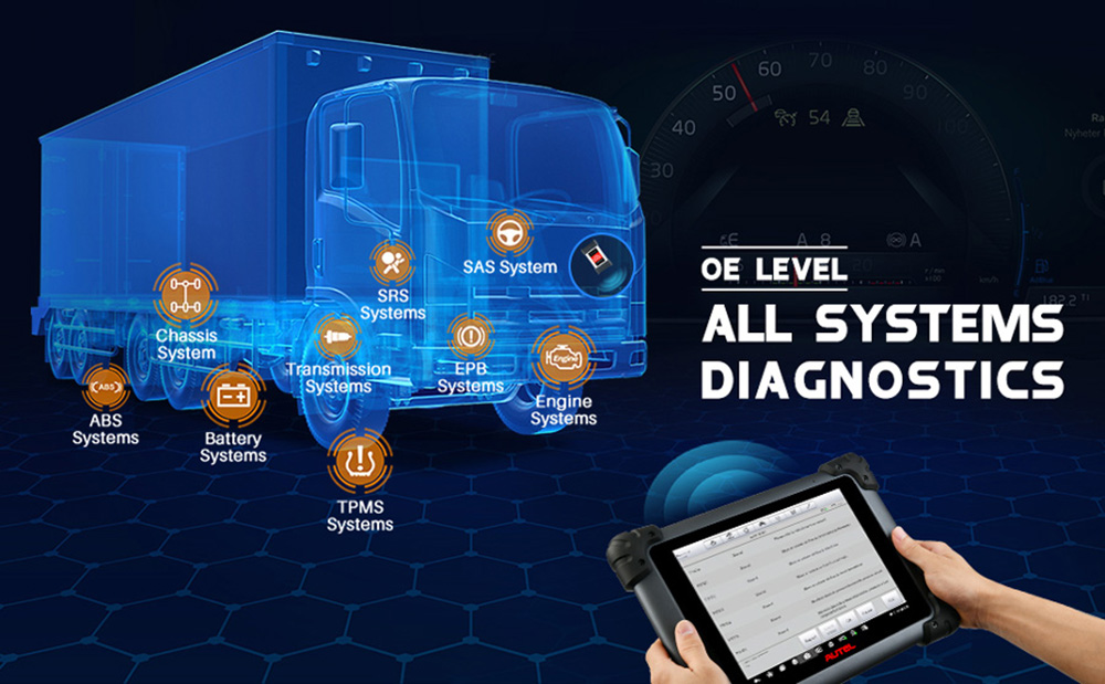 Autel MaxiSys MS908CV all systems diagnostics