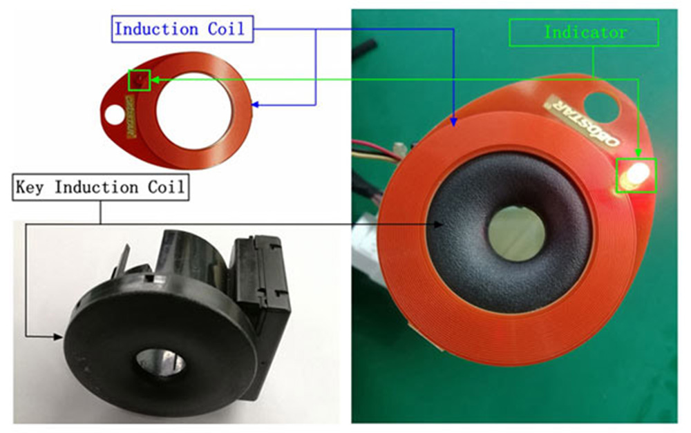 Induction Coil is used to detect the key induction coil failure of the vehicle.