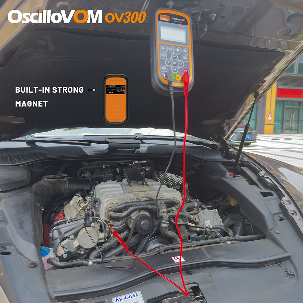 OSCILLOVOM OV300 Magnetized Mounting Function for Multimeter
