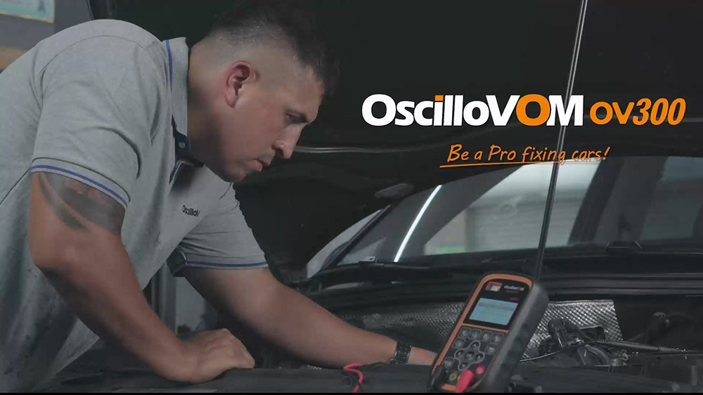 OSCILLOVOM OV300 Digital Oscilloscope and Multimeter Tool