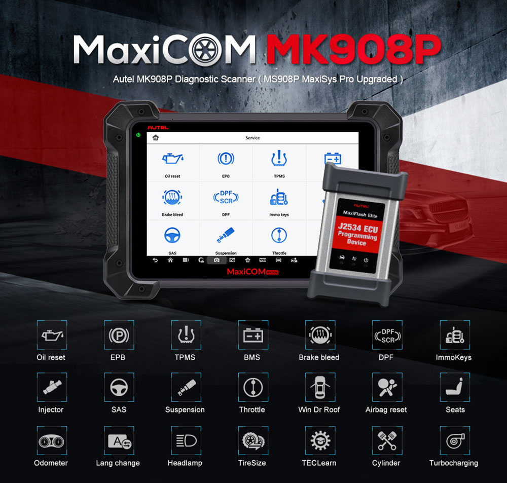 Maxicom MK908P diagnostic scanner