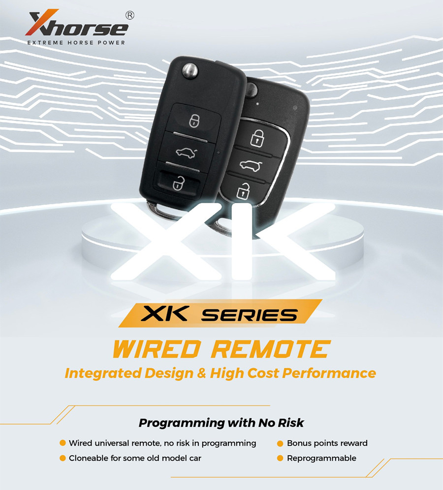 Xhorse XKKF02EN Wire Remote Key