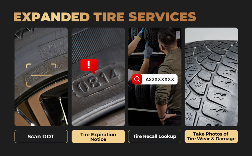 Autel MaxiTPMS TBS200E expanded tire services
