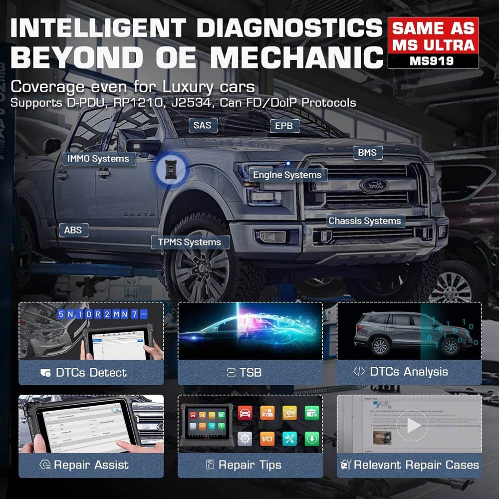 Autel Maxisys Ultra Lite  intelligent diagnostics beyond oe mechanic