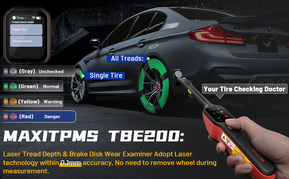 Autel Tire Brake Examiner MaxiTPMS TBE200