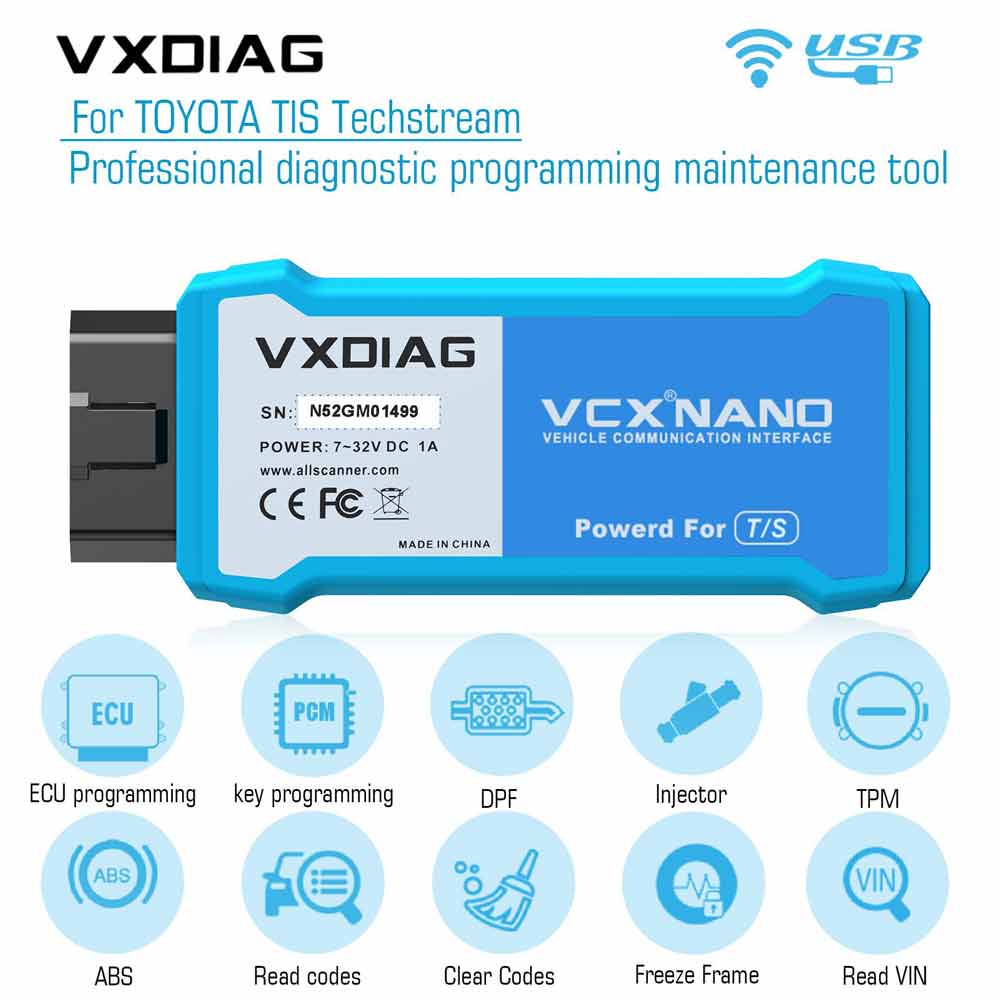 WIFI Version VXDIAG VCX NANO
