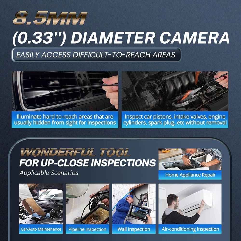 Autel MaxiVideo MV108S 8.5mm diameter camera