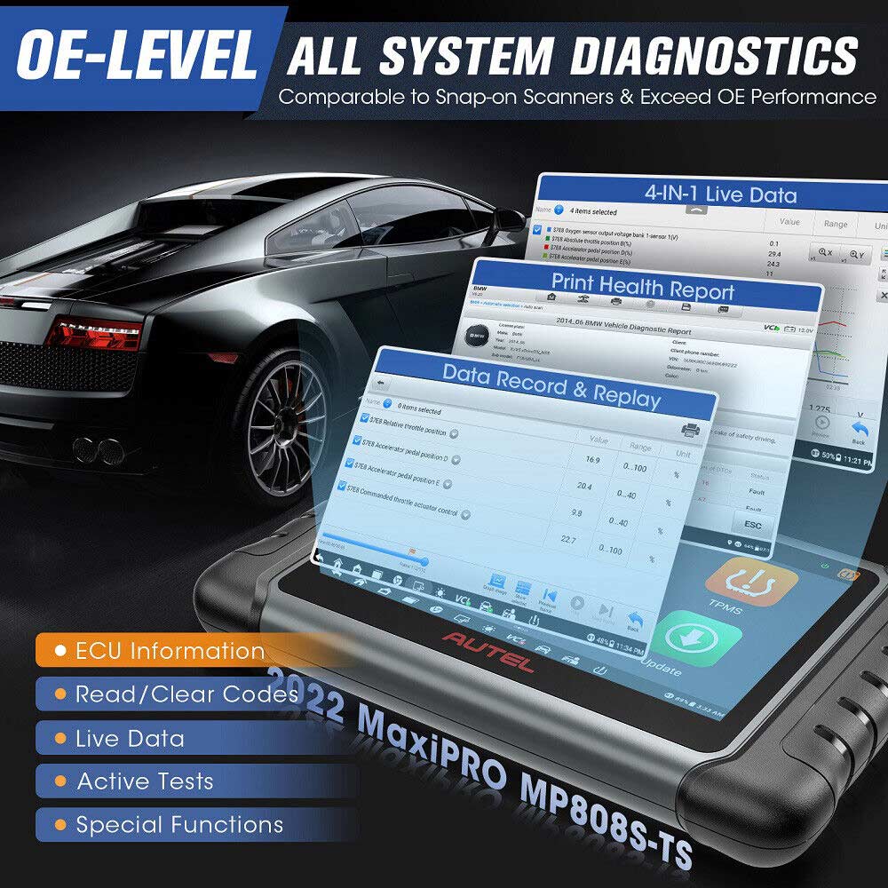Autel MaxiPRO MP808S-TS oe-level all system diagnostics