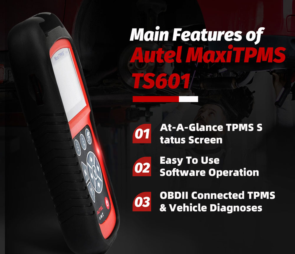 Autel MaxiTPMS TS601 main features