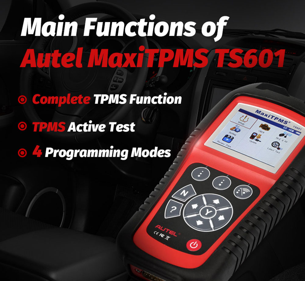 Autel MaxiTPMS TS601 main functions