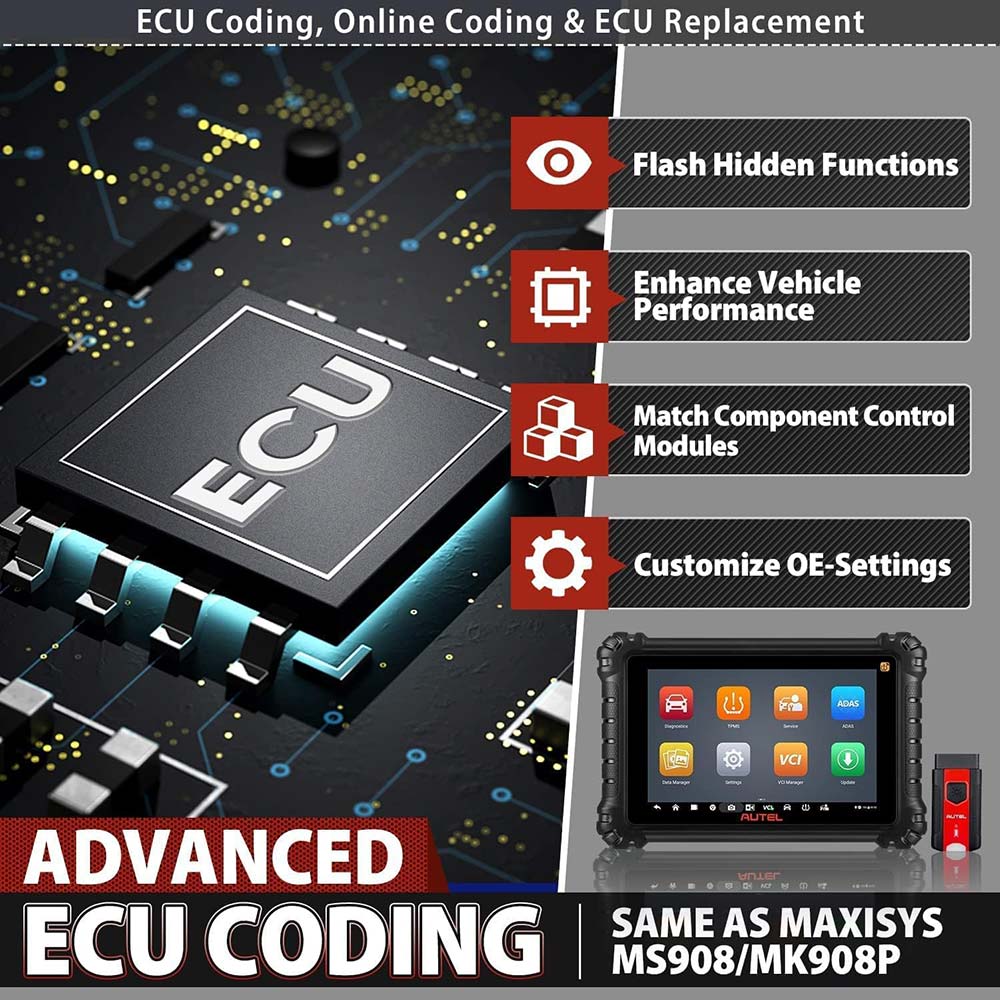 Autel MaxiSYS MS906 Pro-TS ecu coding