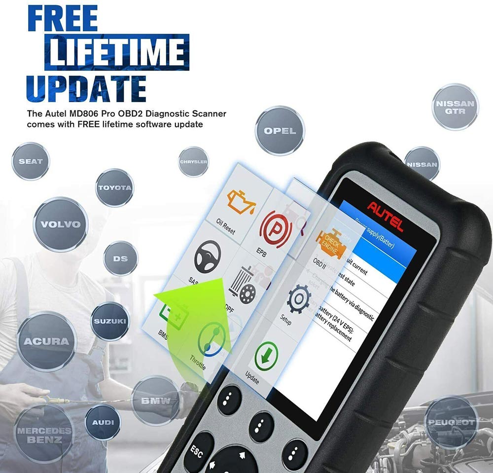 Autel MaxiDiag MD806 free lifetime update
