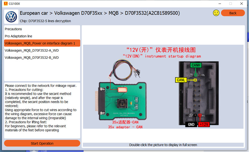 CGDI CG100X Programmer - Activate Volkswagen MQB D70F35xx Dashboards-01